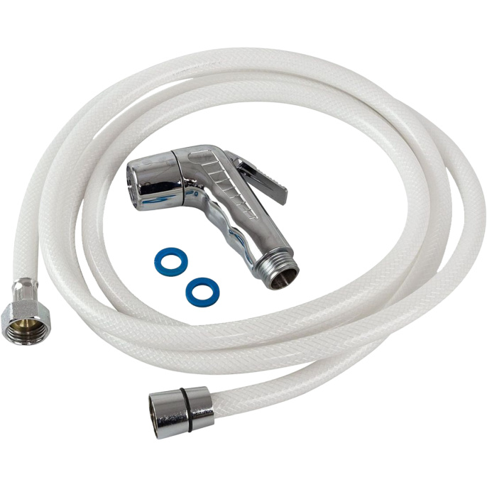 Лейка душа пластиковая хром, шланг 5 м Can-SB (NI2481)